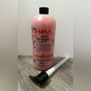 Philosophy Spiced Orange Garland Shampoo, Shower & Gel Bubble Bath 32oz